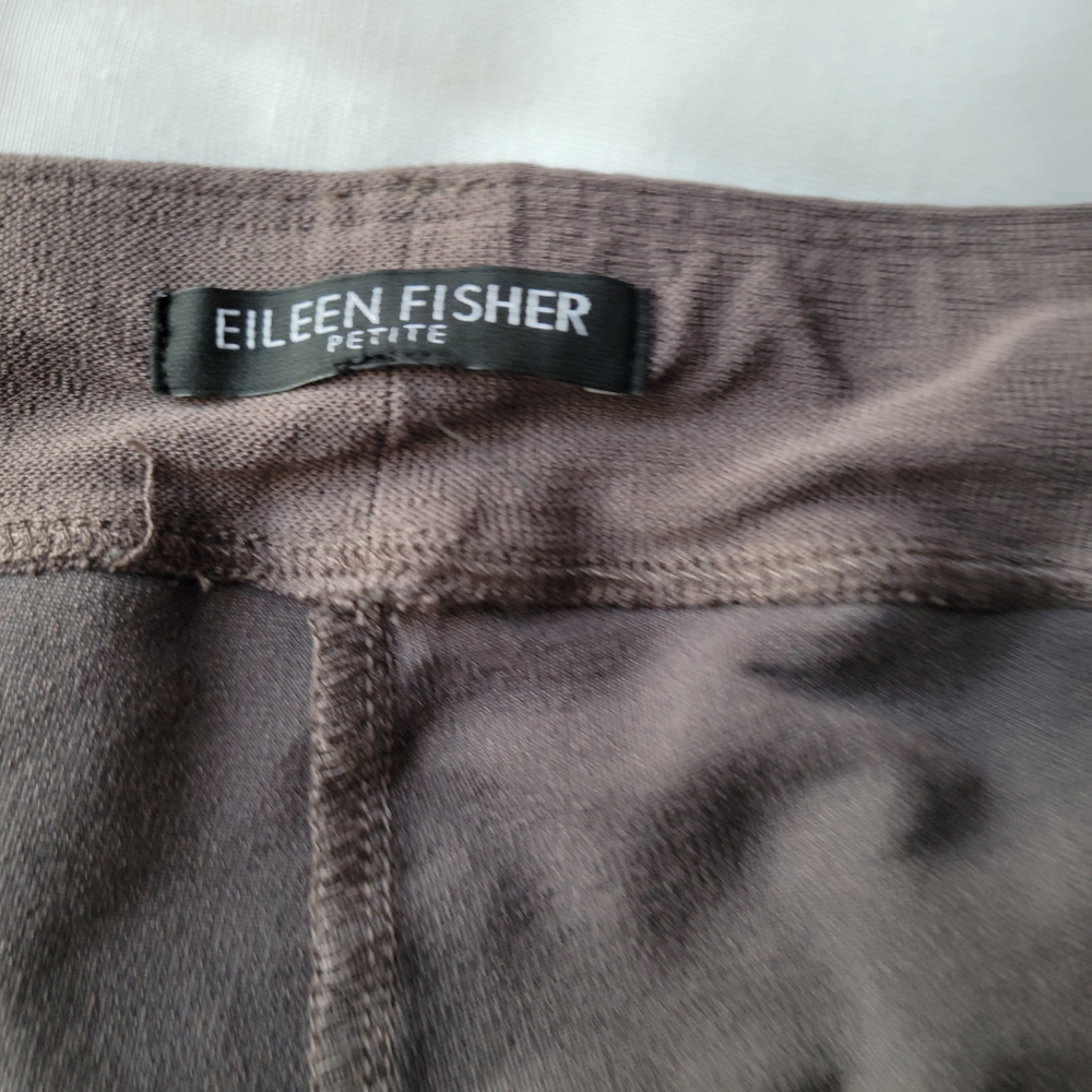 Eileen Fisher Taupe Women's Pants Stretchy - Picture 3 of 8